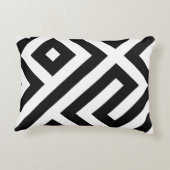 白黒当惑はパターン枕を並べます アクセントクッション (裏面)
