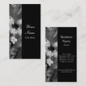 白黒忘れMe Not Business Card 名刺 (正面/裏面)