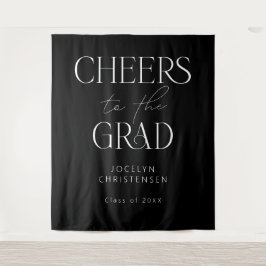 白黒応援からGrad Photo Backdrop タペストリー