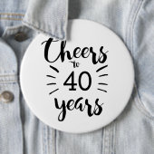 白黒応援~40年ボタン 缶バッジ (インサイチュ)