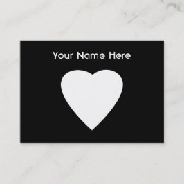 白黒愛ハートの設計 名刺