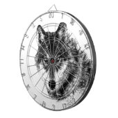 白黒感動的ウルフアイズ ダーツボード (正面右)