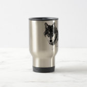 白黒感動的ウルフアイズ トラベルマグ (中央)