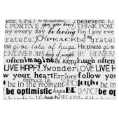 白黒感動的ワーズクリスマス ラージペーパーバッグ (正面)