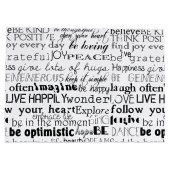 白黒感動的ワーズクリスマス ラージペーパーバッグ (裏面)