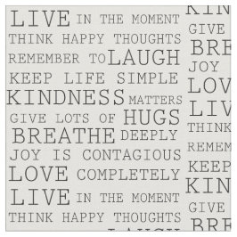 白黒感動的引用文 ファブリック