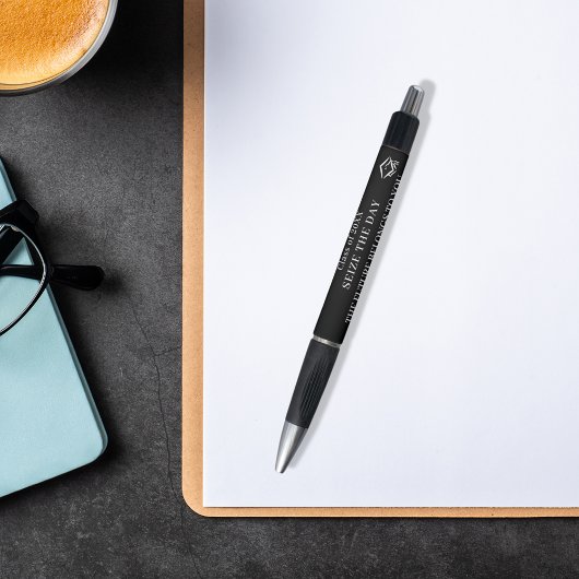 白黒感動的引用文 ボールペン