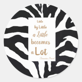 白黒感動的引用文。 ラウンドシール