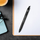 白黒感動的引用文 黒ボールペン