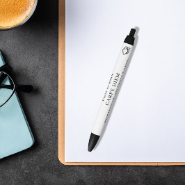 白黒感動的引用文 黒ボールペン