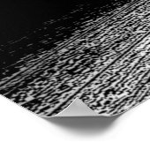 白黒成功バスケッやる気を起こさせるトル ポスター (角)