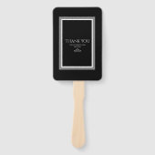 白黒扇子 ハンドファン (正面)