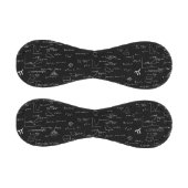 白黒手書き数式アカデミック 野球ボール (パネル)