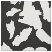 白黒抽象的なブラシはパターンをなでます ファブリック (見本)
