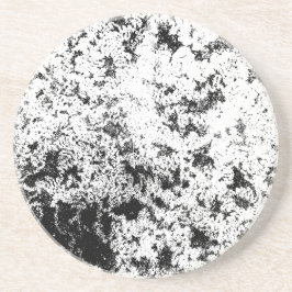 白黒抽象芸術の汚れ「雲」の形成 コースター