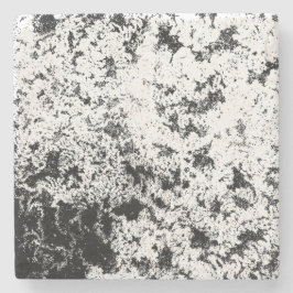 白黒抽象芸術の汚れ「雲」の形成 ストーンコースター