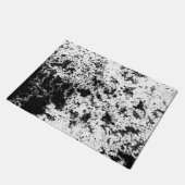白黒抽象芸術の汚れ「雲」の形成 ドアマット (アングル)
