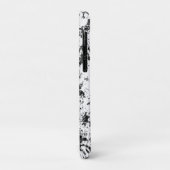 白黒抽象芸術の汚れ「雲」の形成 Case-Mate iPhoneケース (裏面/左)