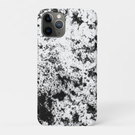 白黒抽象芸術の汚れ「雲」の形成 iPhone 11 PROケース