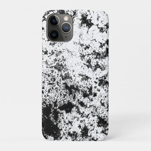 白黒抽象芸術の汚れ「雲」の形成 Case-Mate iPhoneケース (裏)