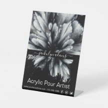 白黒抽象芸術アイコン事業情報