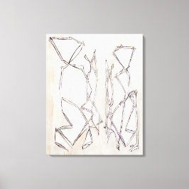 白黒抽象芸術アートモダン – カップル向け キャンバスプリント