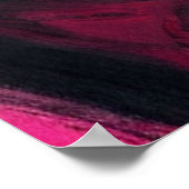 白黒抽象芸術ウォールアート ポスター (角)