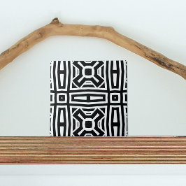 白黒抽象芸術オペアートジオメトリックパターン タイル