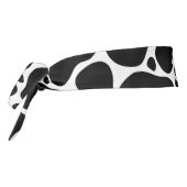 白黒抽象芸術キリン模様 タイヘッドバンド (回転270)