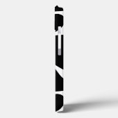 白黒抽象芸術キリン模様 Case-Mate iPhoneケース (裏面 / 左)