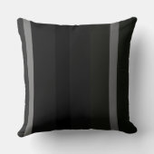 白黒抽象芸術ストライプ クッション (裏面)