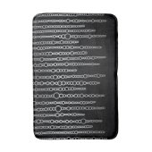 白黒抽象芸術チェーンバスマット バスマット (正面縦)