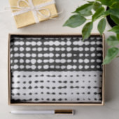 白黒抽象芸術ドットティッシュペーパー 薄葉紙 (ギフト)