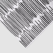 白黒抽象芸術パタストライプーン 薄葉紙 (詳細)