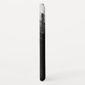 白黒抽象芸術パターストライプのン Case-Mate iPhoneケース (裏面/左)