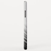 白黒抽象芸術パターストライプのン Case-Mate iPhoneケース (裏面/右)