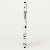 白黒抽象芸術パターン Case-Mate iPhoneケース (裏面/右)