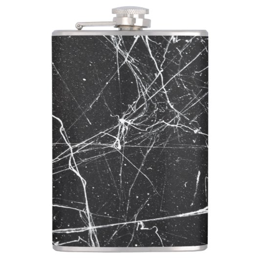 白黒抽象芸術フラスコ フラスク (正面)