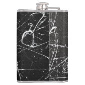 白黒抽象芸術フラスコ フラスク (裏面)