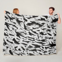 白黒抽象芸術ブラシストロークの芸術