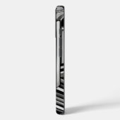 白黒抽象芸術工業様式 Case-Mate iPhoneケース (裏面 / 左)