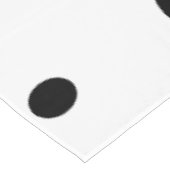 白黒抽象芸術幾何学模様 テーブルクロス (アングル)