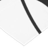 白黒抽象芸術幾何学模様 テーブルクロス (アングル)