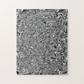 白黒抽象芸術旋回 ジグソーパズル (縦)