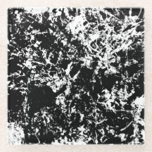 白黒抽象芸術氷形成