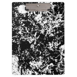 白黒抽象芸術氷形成 クリップボード