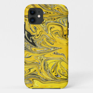 白黒抽象芸術絵画ズ ア最高の素晴らしート iPhone 11 ケース