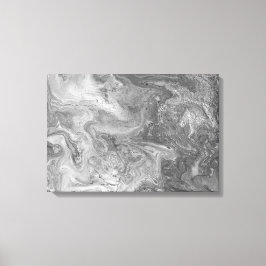 白黒抽象芸術絵画ズ キャンバスプリント