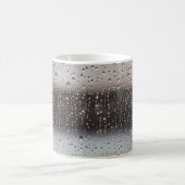 白黒抽象芸術絵画 コーヒーマグカップ (中央)