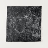 白黒抽象芸術絵画 タペストリー (正面(横))